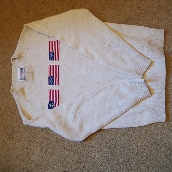 Kiel James Patrick Old Glory Donegal 100% Wool Sweater! EUC! RARE! 🔥 - Picture 2 of 7